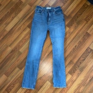 Abercrombie 90s slim straight ultra high rise jeans - 26